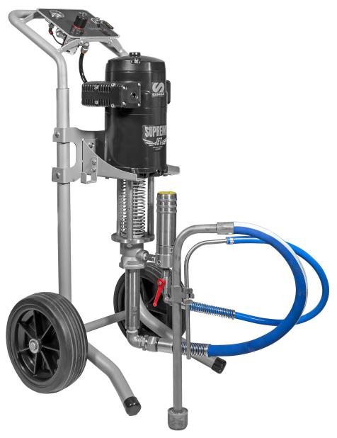 SUPREME-JET 33:1 AIRLESS DE ACERO INOXIDABLE SOBRE CARRO + FILTRO DE LÍNEA + CAÑA DE ASPIRACIÓN 1 SUPREME-JET 33:1 AIRLESS DE ACERO INOXIDABLE SOBRE CARRO + FILTRO DE LÍNEA + CAÑA DE ASPIRACIÓN